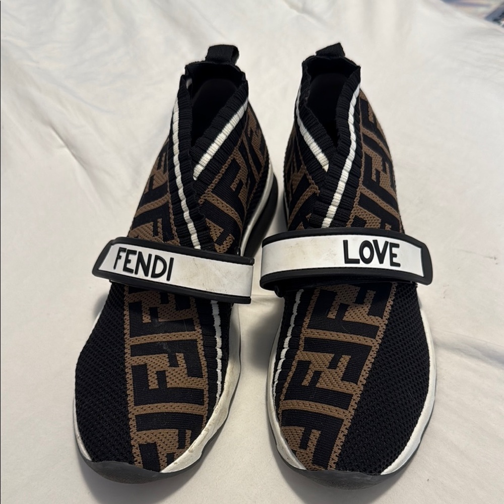 Fendi
Zucca FF Logo Printed Sock Sneakers
